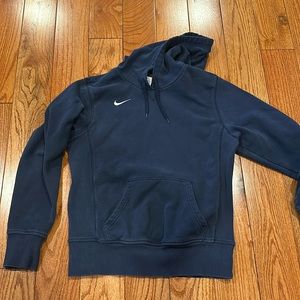 Nike Navy Blue Hoodie Size Medium